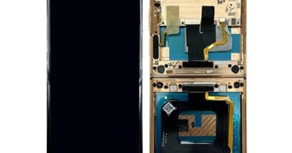 LCD Screen Display With Frame For Motorola Razr 50 Ultra Peach